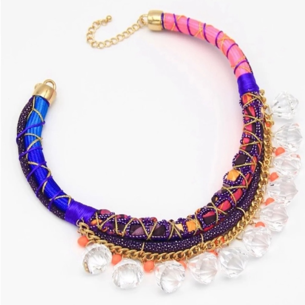NEON BEADED NECKLACE